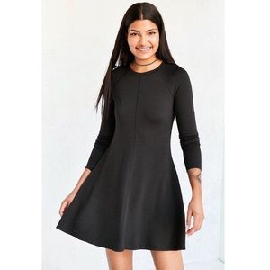 BDG Outfield Long Sleeve Black Mini Dress Size XS